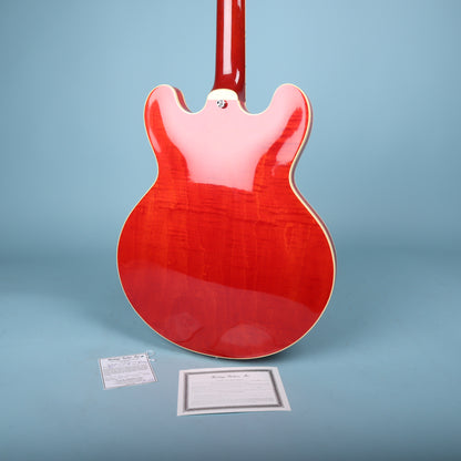 2004 Heritage H-535 Semi Hollowbody Trans Cherry Electric Guitar