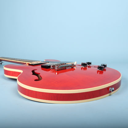 2004 Heritage H-535 Semi Hollowbody Trans Cherry Electric Guitar