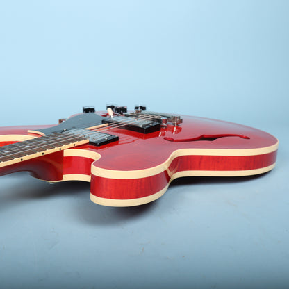 2004 Heritage H-535 Semi Hollowbody Trans Cherry Electric Guitar