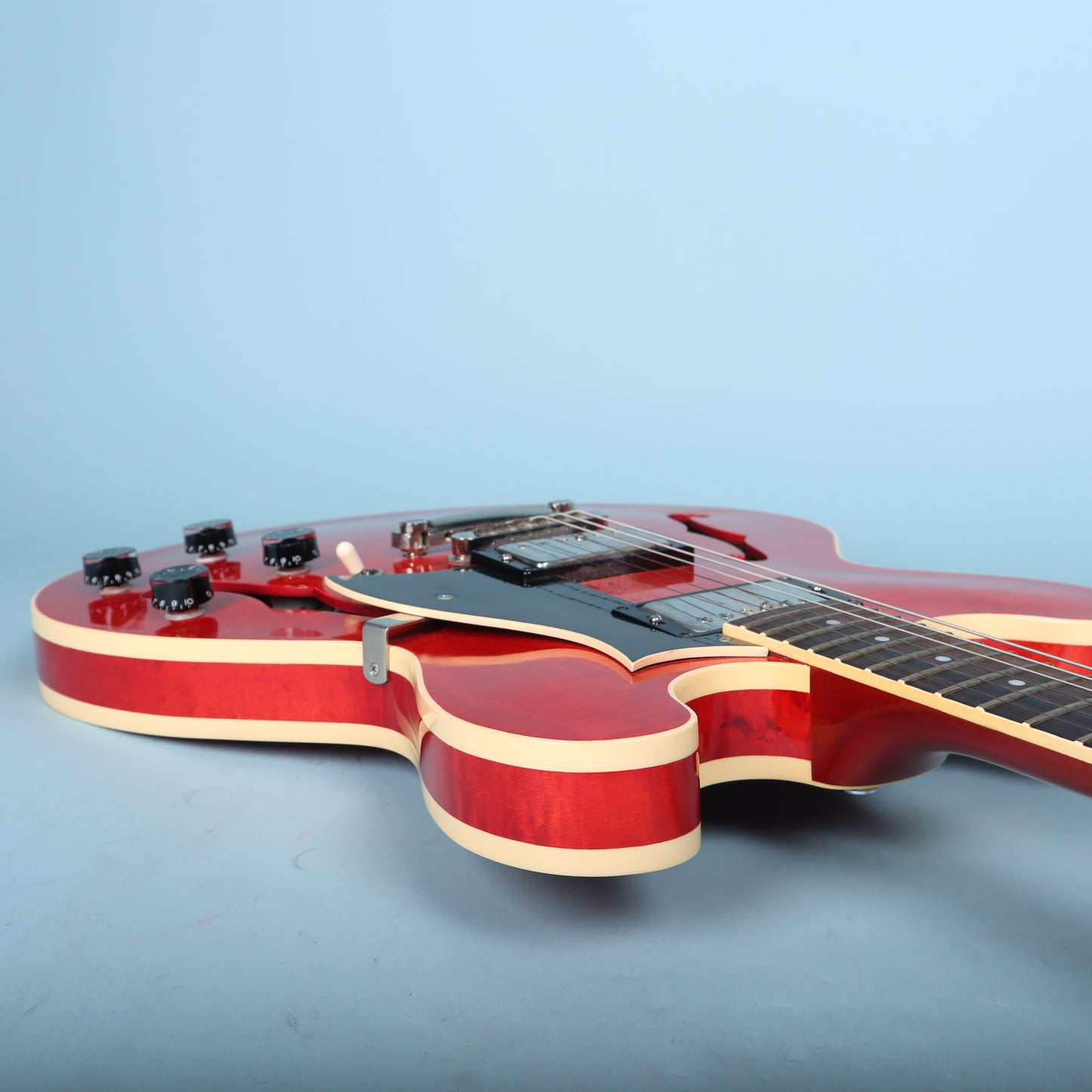 2004 Heritage H-535 Semi Hollowbody Trans Cherry Electric Guitar