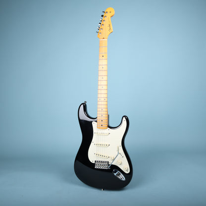 2018 Fender Eric Johnson Maple Neck Stratocaster Black Guitar