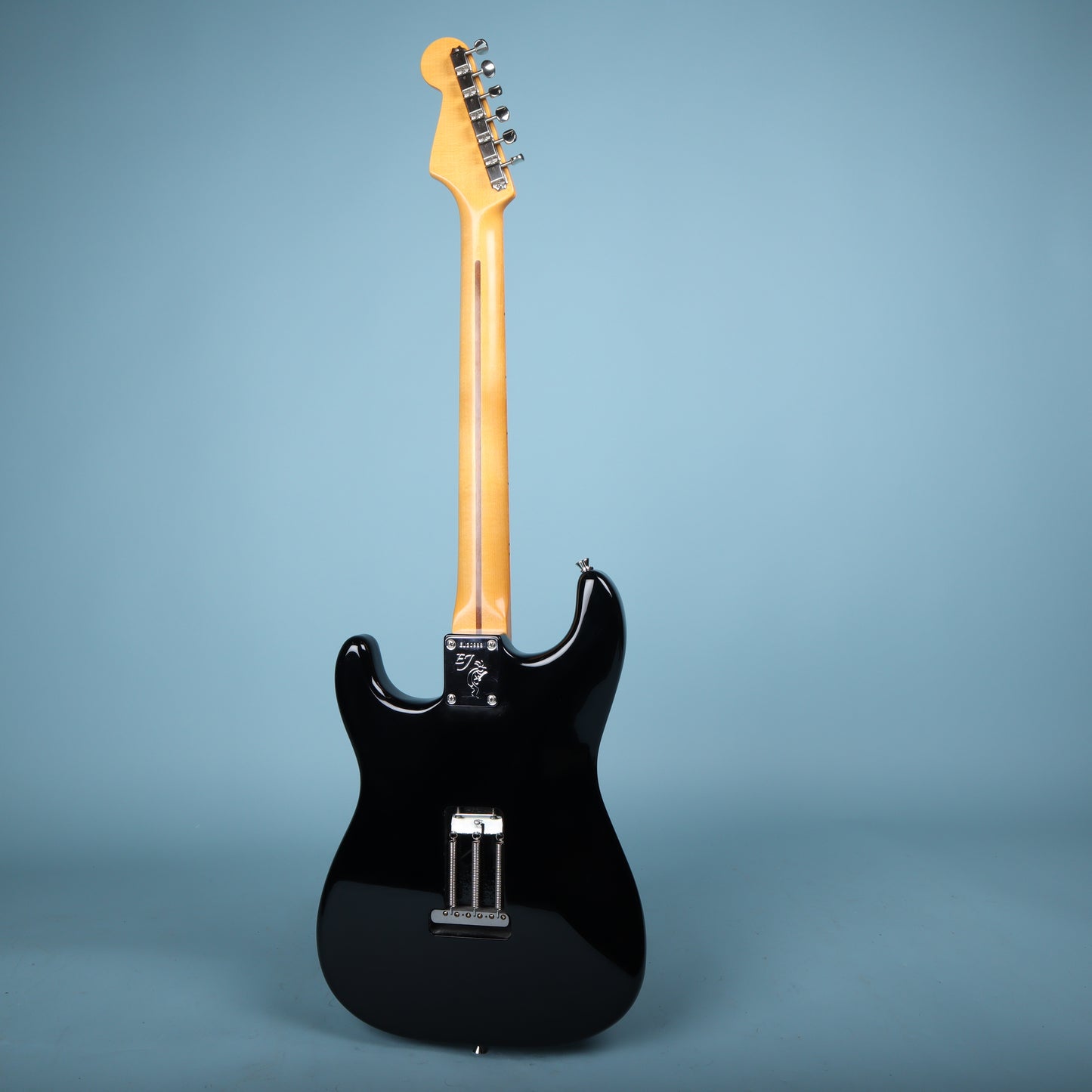 2018 Fender Eric Johnson Maple Neck Stratocaster Black Guitar