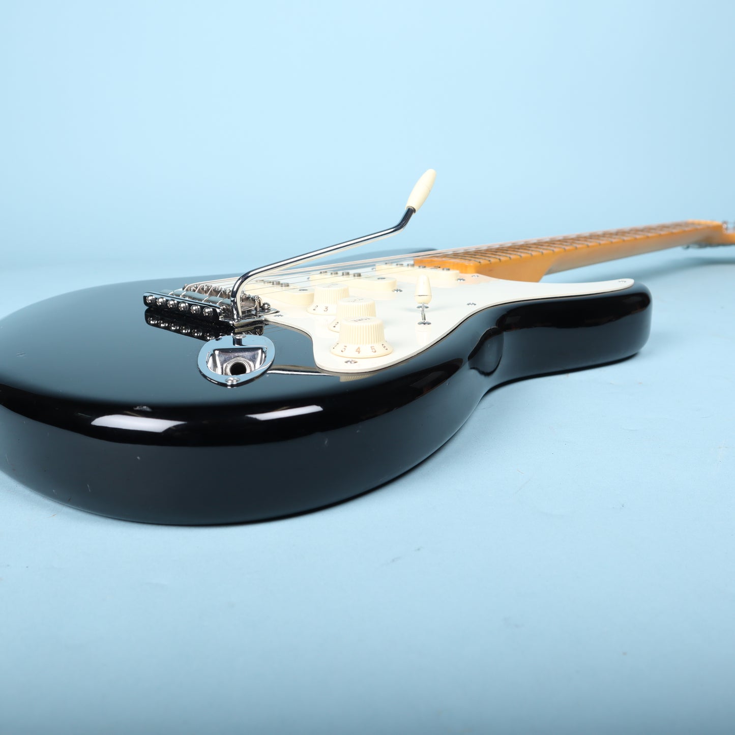 2018 Fender Eric Johnson Maple Neck Stratocaster Black Guitar