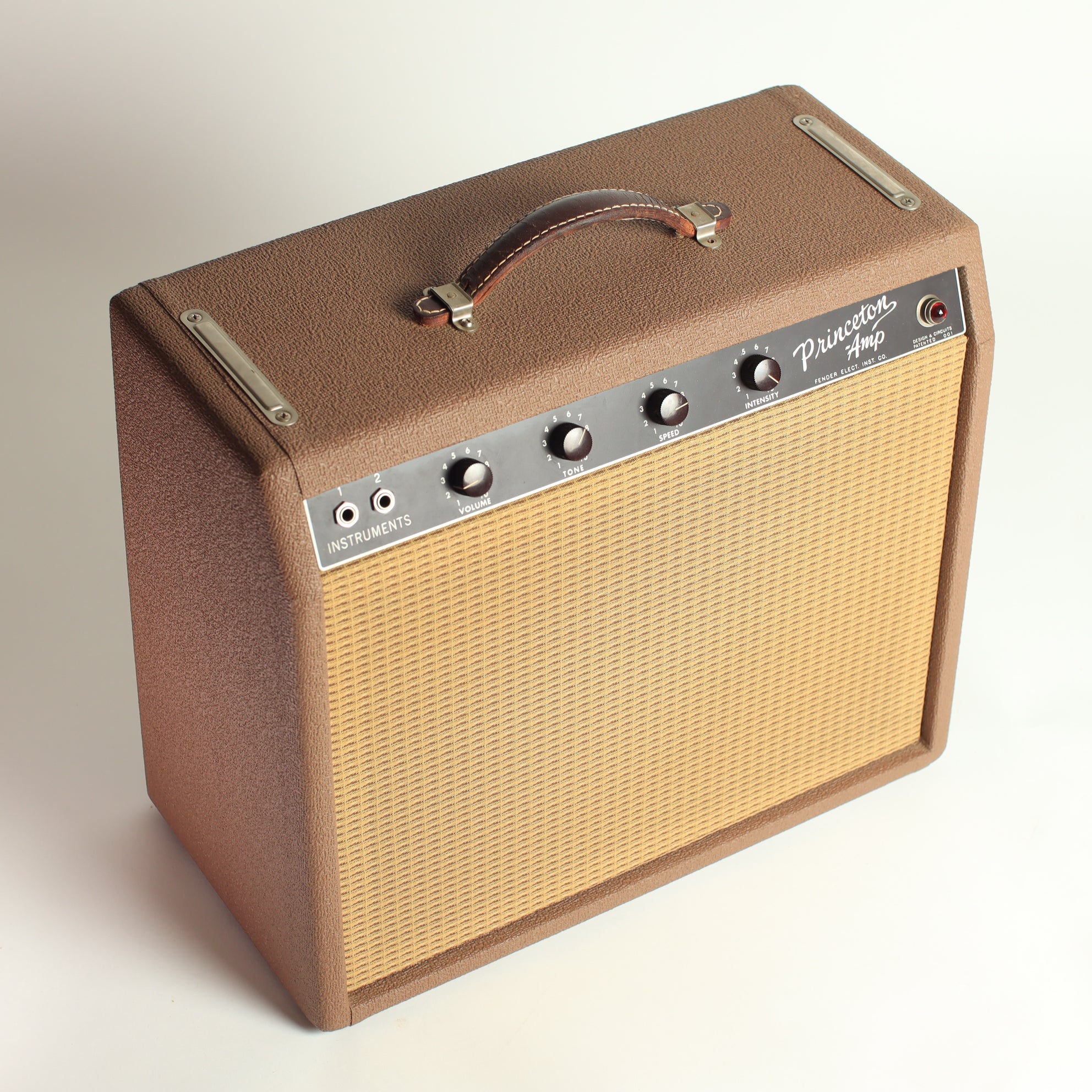 1962 Fender Princeton Brown Panel Vintage Pre-CBS Tube Amp