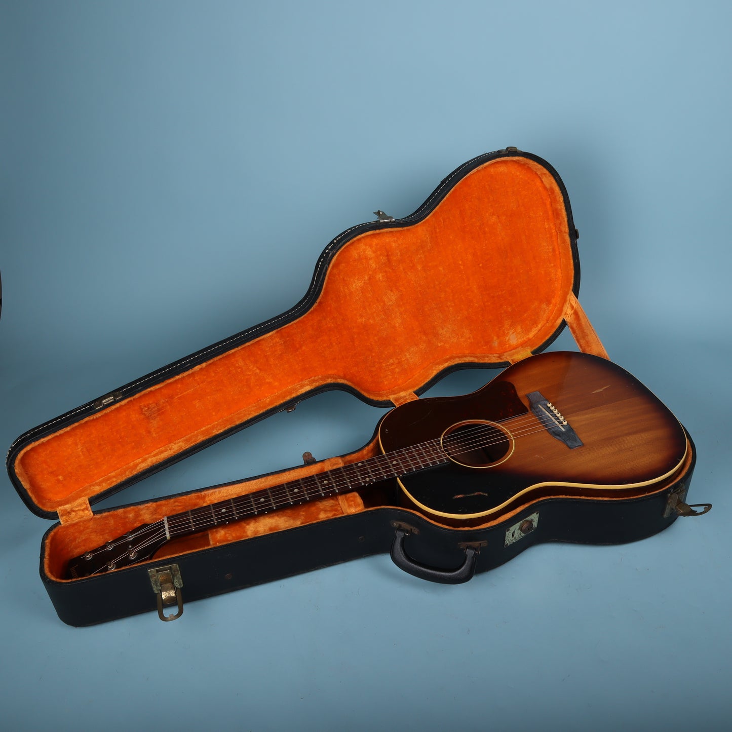 60s Gibson Hard case fits LG-1,LG-2,LG-3, CF-100, CF-100E Orange