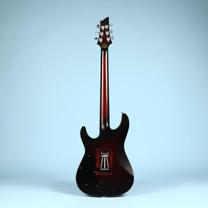 Schecter C-1 Platinum FR S Sustainiac w/ Floyd Rose Crimson Red Burst Satin