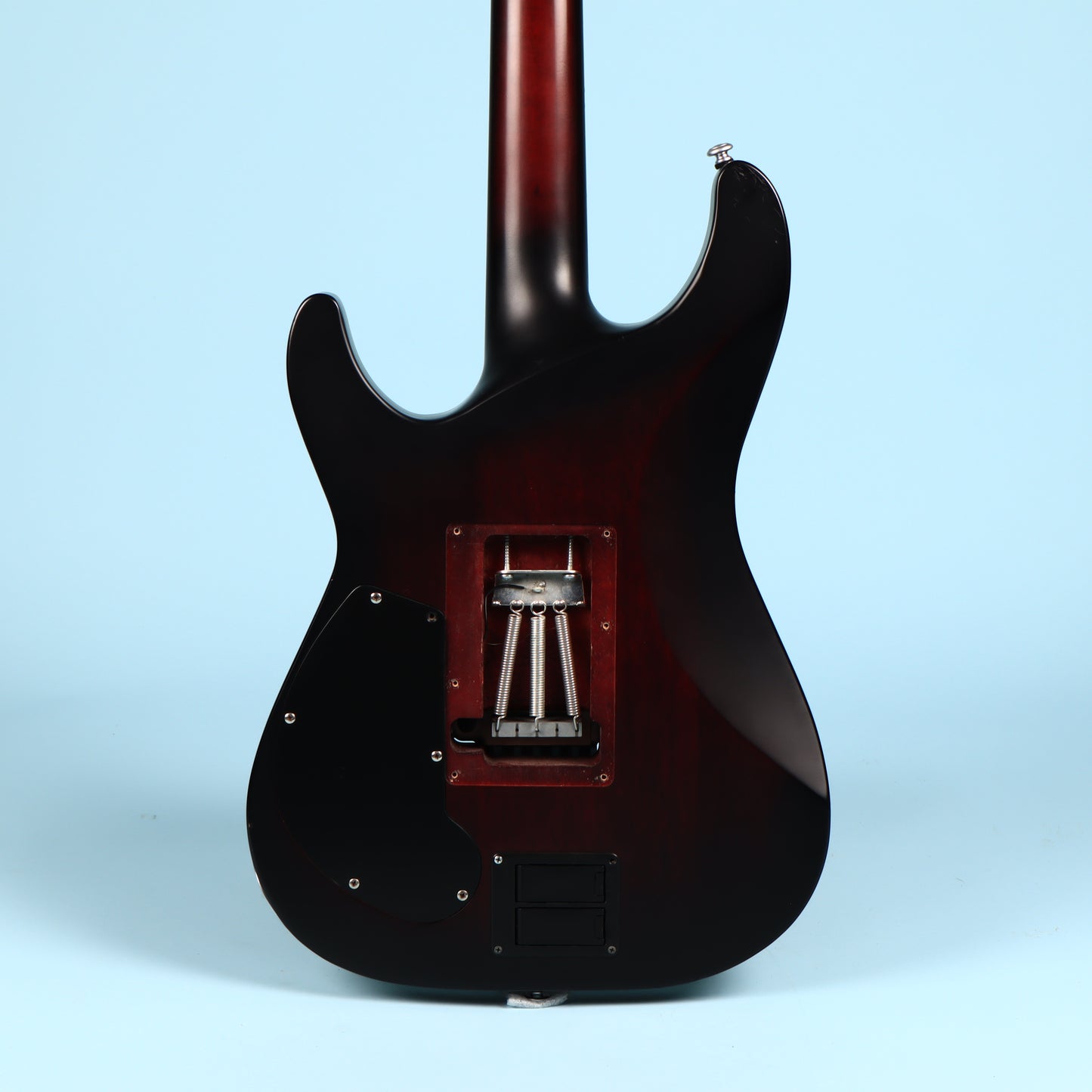 Schecter C-1 Platinum FR S Sustainiac w/ Floyd Rose Crimson Red Burst Satin