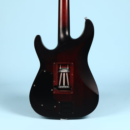 Schecter C-1 Platinum FR S Sustainiac w/ Floyd Rose Crimson Red Burst Satin