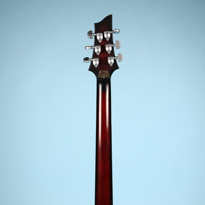 Schecter C-1 Platinum FR S Sustainiac w/ Floyd Rose Crimson Red Burst Satin