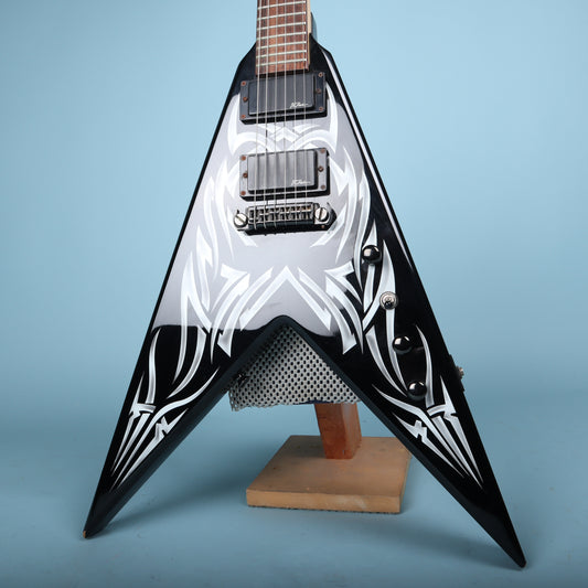 BC Rich Kerry King Signature KKV Tribal Flame Flying V Electric Guitar