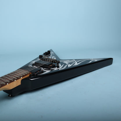 BC Rich Kerry King Signature KKV Tribal Flame Flying V Electric Guitar