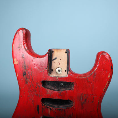 1987 Fender Squier Made in Japan MIJ Stratocaster Body Torino Red Contemporary ST-336