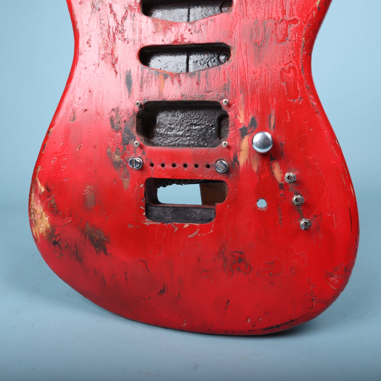 1987 Fender Squier Made in Japan MIJ Stratocaster Body Torino Red Contemporary ST-336