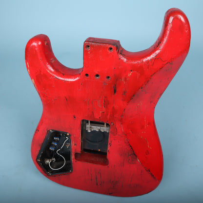 1987 Fender Squier Made in Japan MIJ Stratocaster Body Torino Red Contemporary ST-336