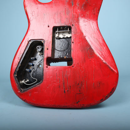 1987 Fender Squier Made in Japan MIJ Stratocaster Body Torino Red Contemporary ST-336