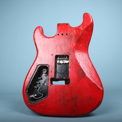 1987 Fender Squier Made in Japan MIJ Stratocaster Body Torino Red Contemporary ST-336