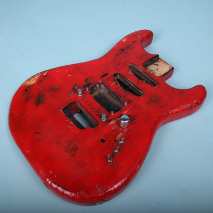 1987 Fender Squier Made in Japan MIJ Stratocaster Body Torino Red Contemporary ST-336