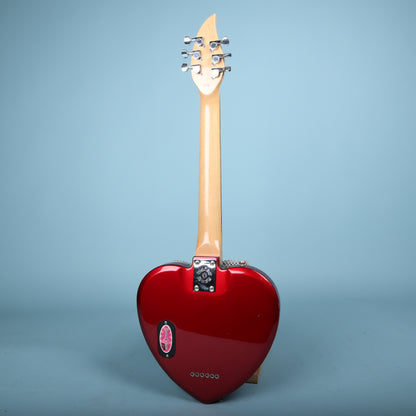 Daisy Rock Heartbreaker Short Scale Red Heart Electric Guitar