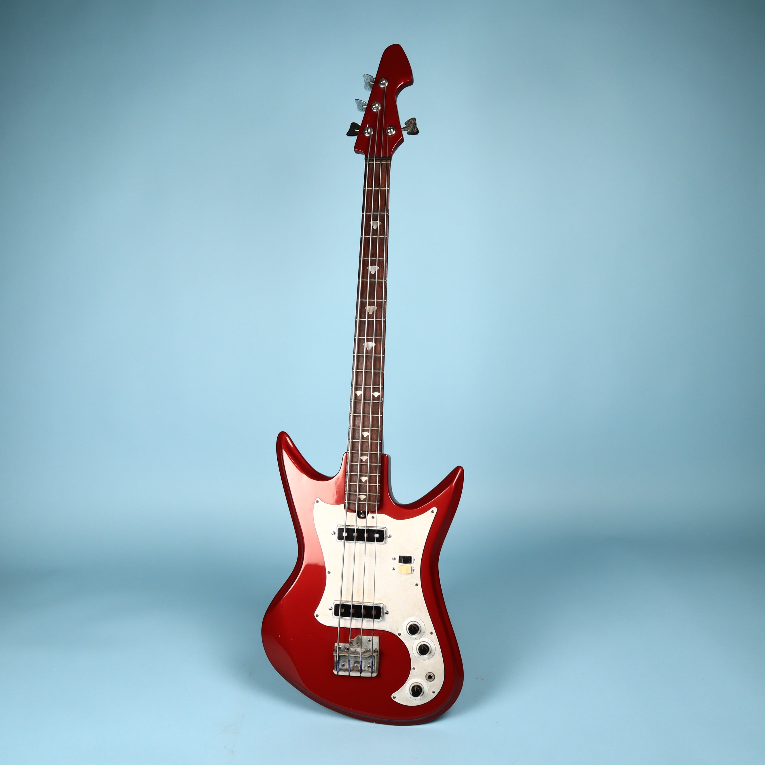 Teisco Shark Fin Short Scale KB-2 Bass Guitar – GuitarFinds