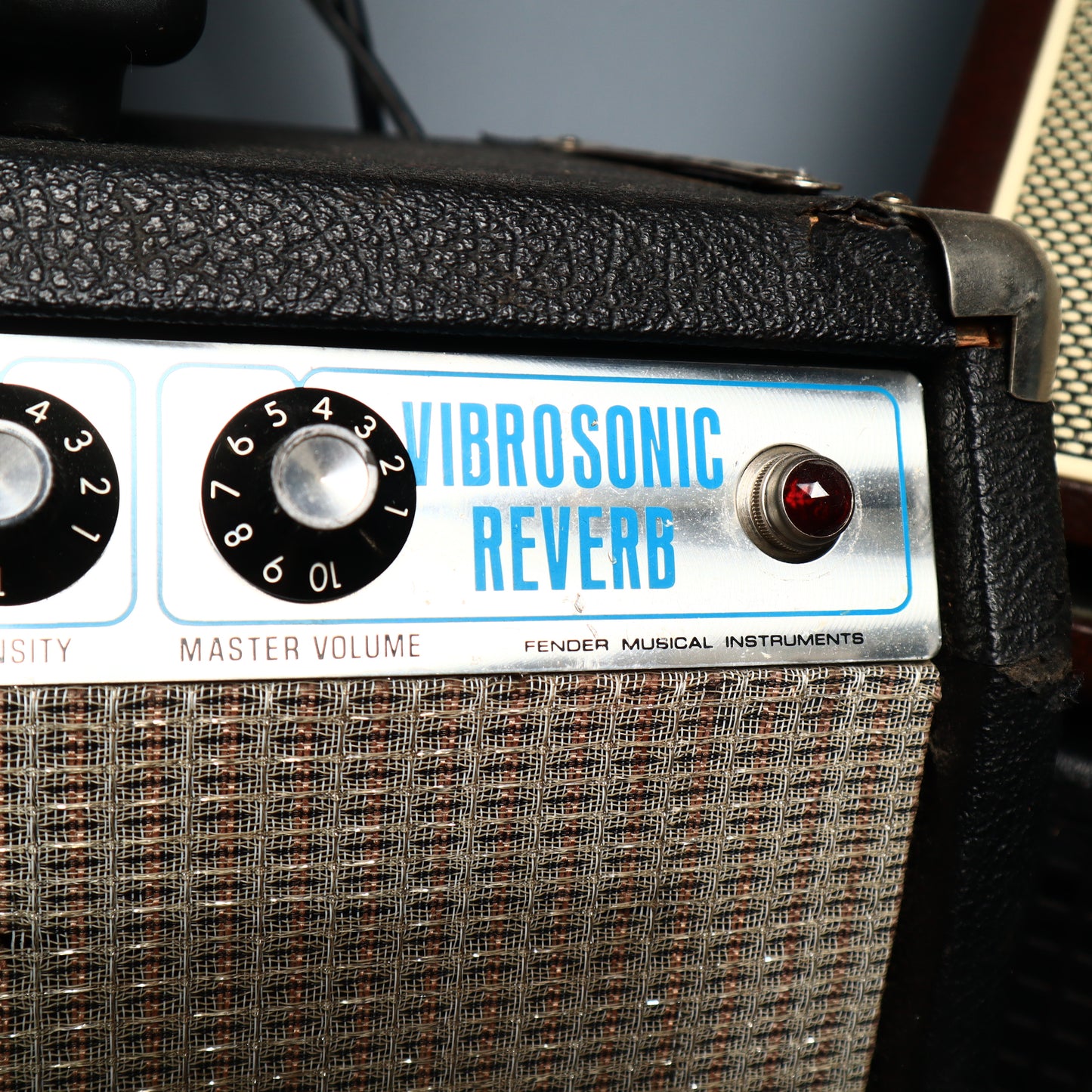Vintage 1970s Fender Vibrosonic Reverb Amp Silverface
