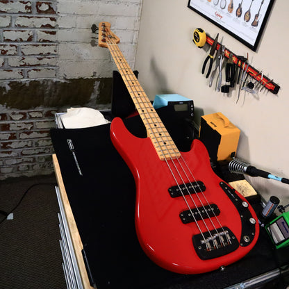 1984 G&L SB2 Ferrari Fullerton USA Red Bass Guitar