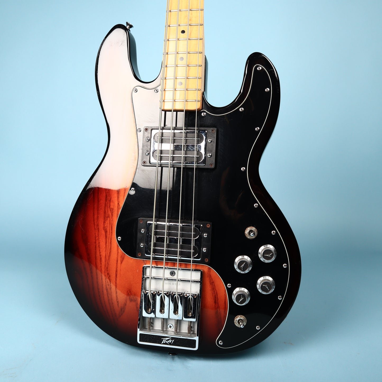 Vintage Original Peavey T-40 Bass Guitar Sunburst USA American