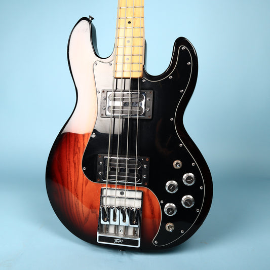 Vintage Original Peavey T-40 Bass Guitar Sunburst USA American