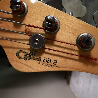 1984 G&L SB2 Ferrari Fullerton USA Red Bass Guitar