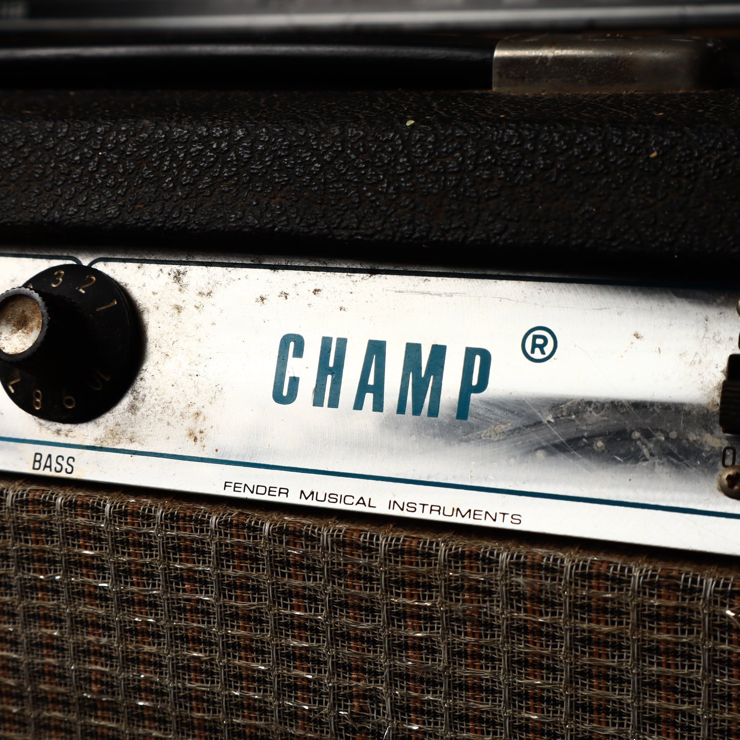 Vintage 70s Fender Champ Silverface Tube Amp