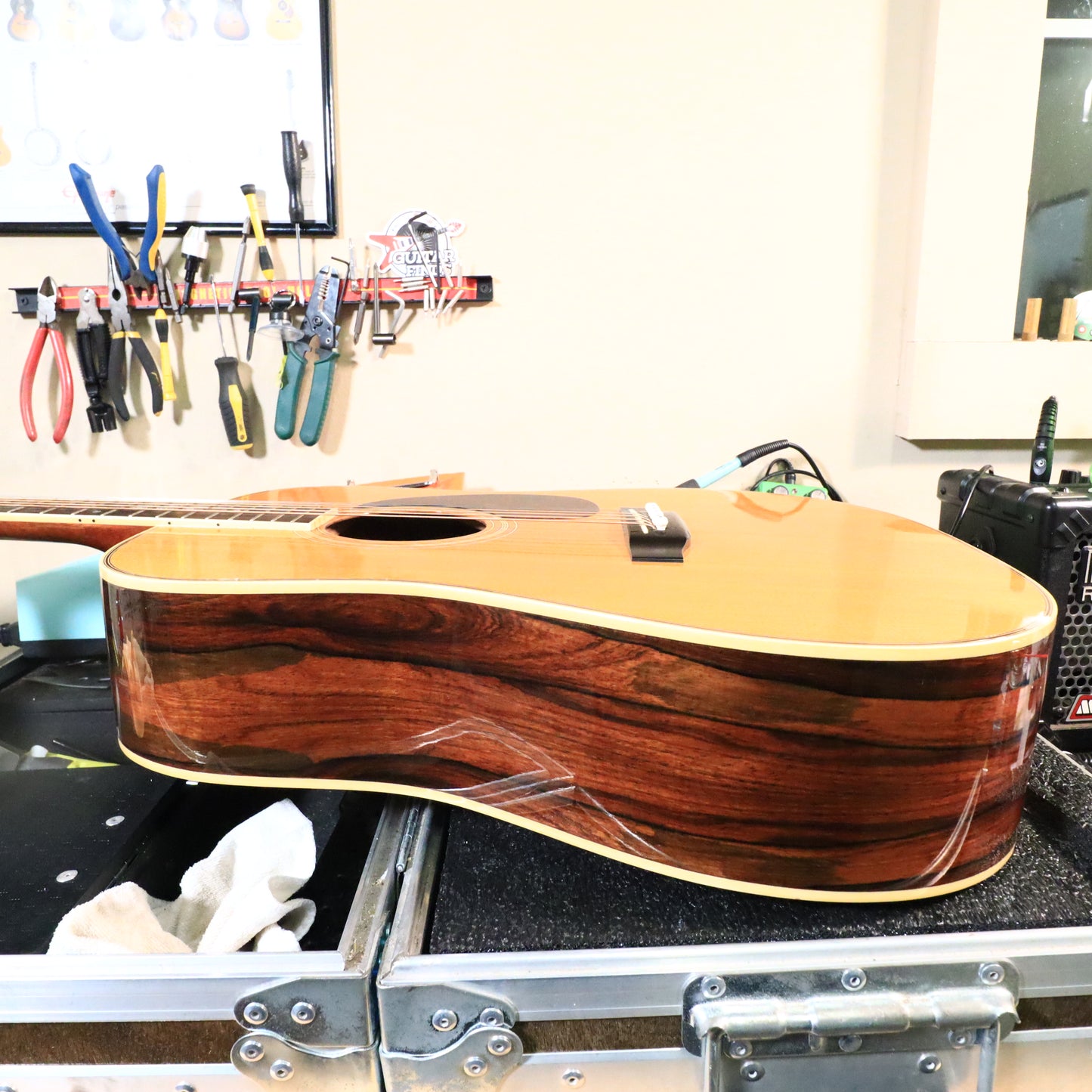 1970s Vintage Mitchell MD-500 Dreadnought Acoustic Guitar