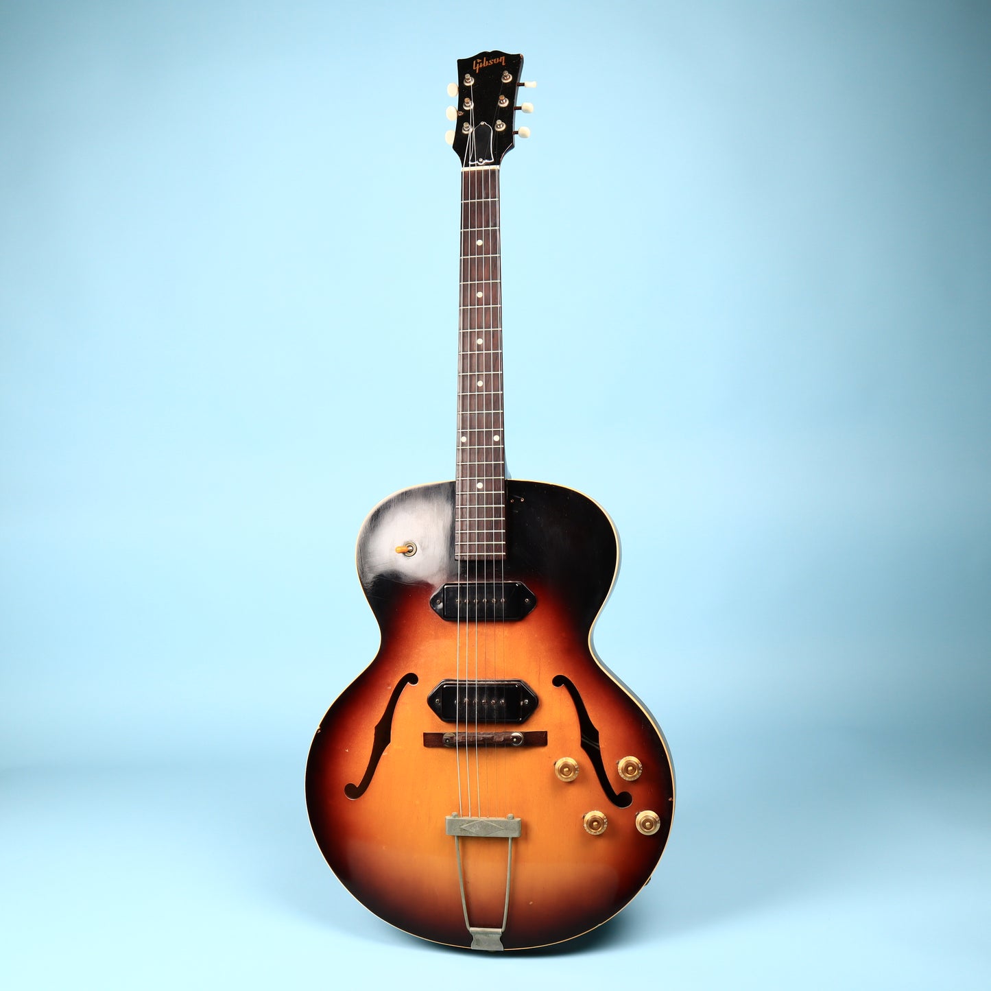 1957 Gibson Hollow body ES 125 Two Pickup TD Tobacco Burst Electric Guitar