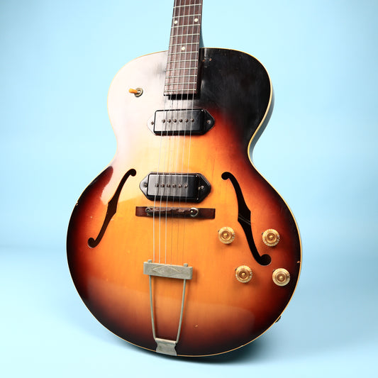 1957 Gibson Hollow body ES 125 Two Pickup TD Tobacco Burst Electric Guitar