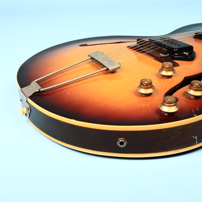 1957 Gibson Hollow body ES 125 Two Pickup TD Tobacco Burst Electric Guitar