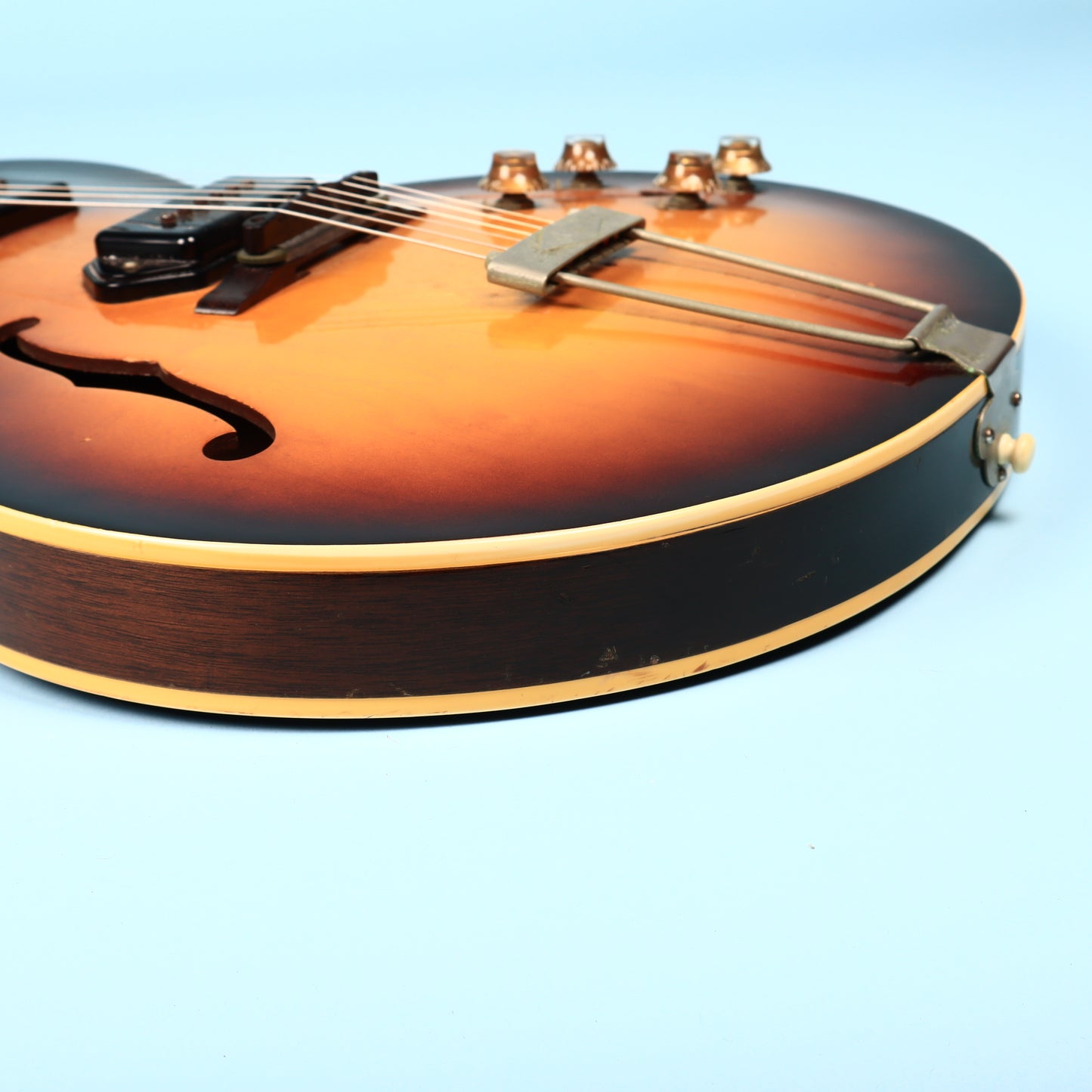 1957 Gibson Hollow body ES 125 Two Pickup TD Tobacco Burst Electric Guitar