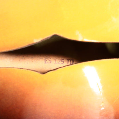 1957 Gibson Hollow body ES 125 Two Pickup TD Tobacco Burst Electric Guitar