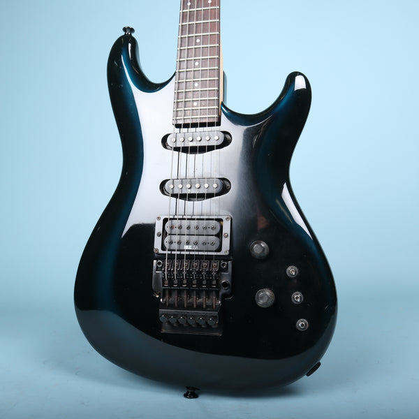 1987 Ibanez 540R Radius Series HSS MIJ Jewel Blue Burst Electric Guitar