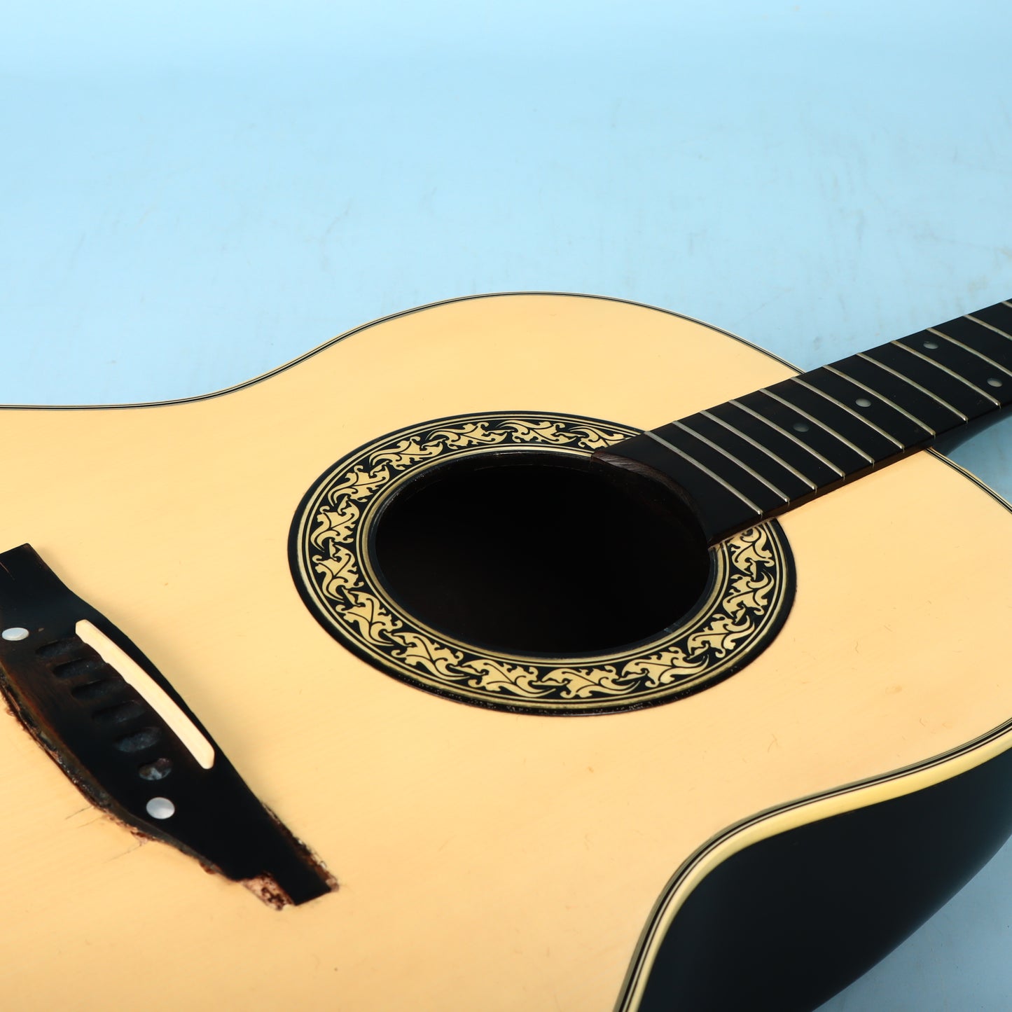 Vintage PROJECT U'Fix Ovation 1111-6 USA Acoustic Guitar