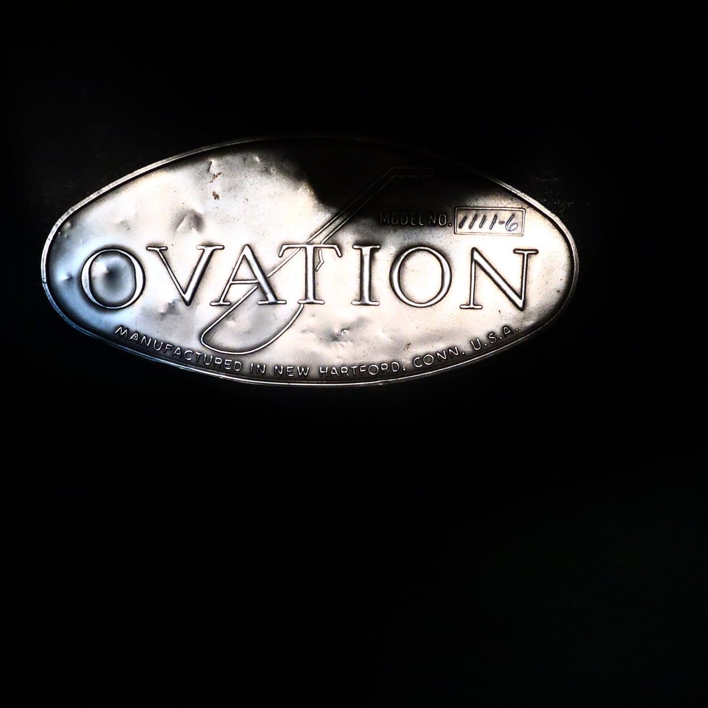 Vintage PROJECT U'Fix Ovation 1111-6 USA Acoustic Guitar