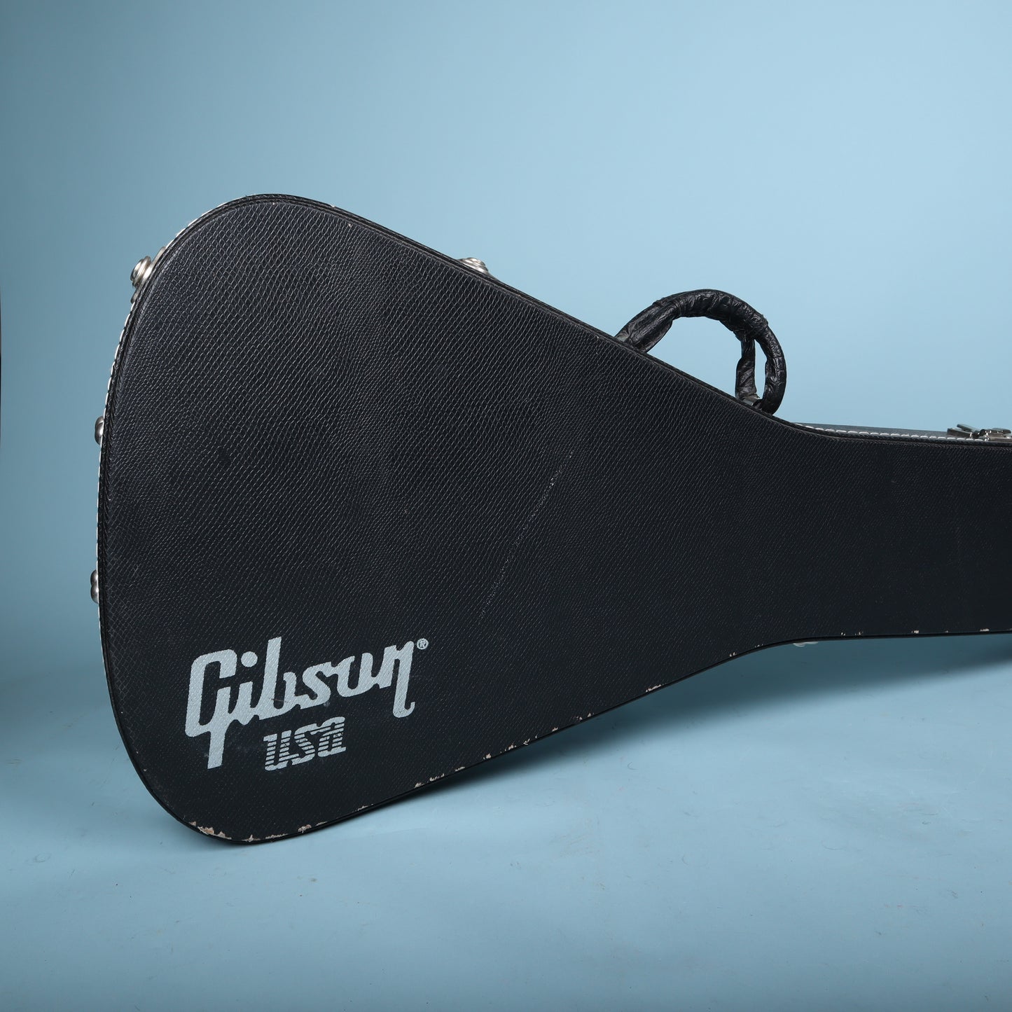 2000's Gibson USA Black Korina Flying V Hardshell Guitar Case
