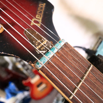 Vintage Decca (Teisco) 3-Pickup Electric Guitar Sunburst