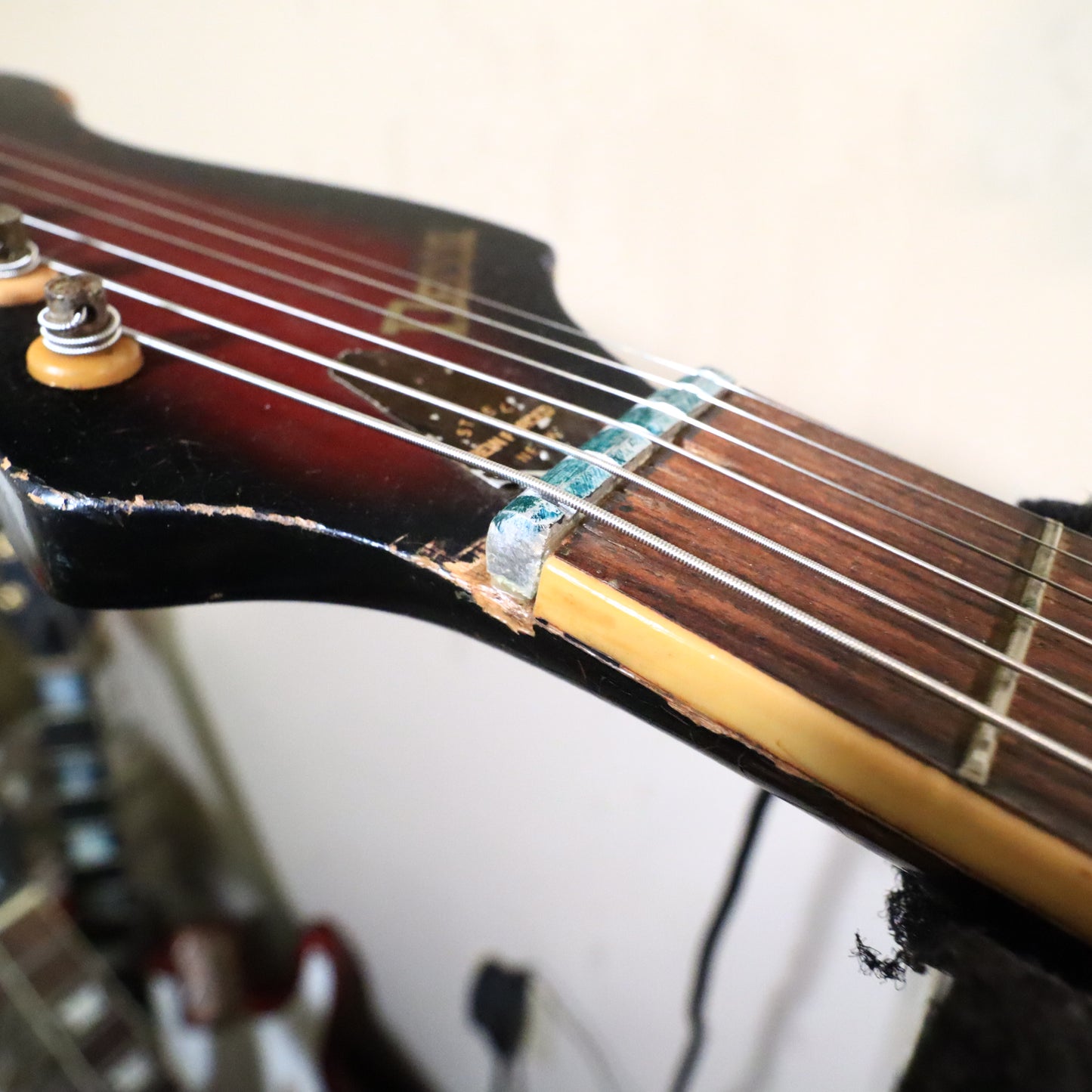 Vintage Decca (Teisco) 3-Pickup Electric Guitar Sunburst