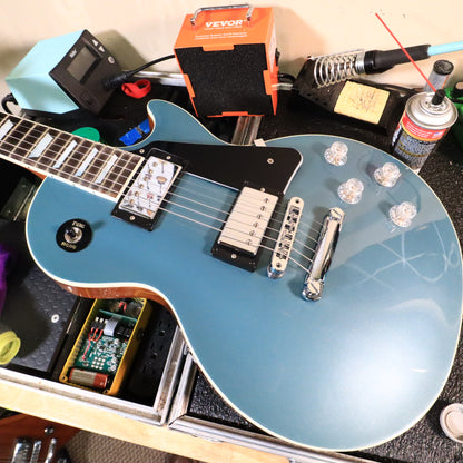 2019 Gibson Les Paul Modern Electric Guitar Faded Pelham Blue