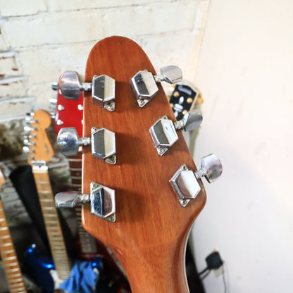 1971 Harmony Marquis V-Style Electric Guitar Natural V666