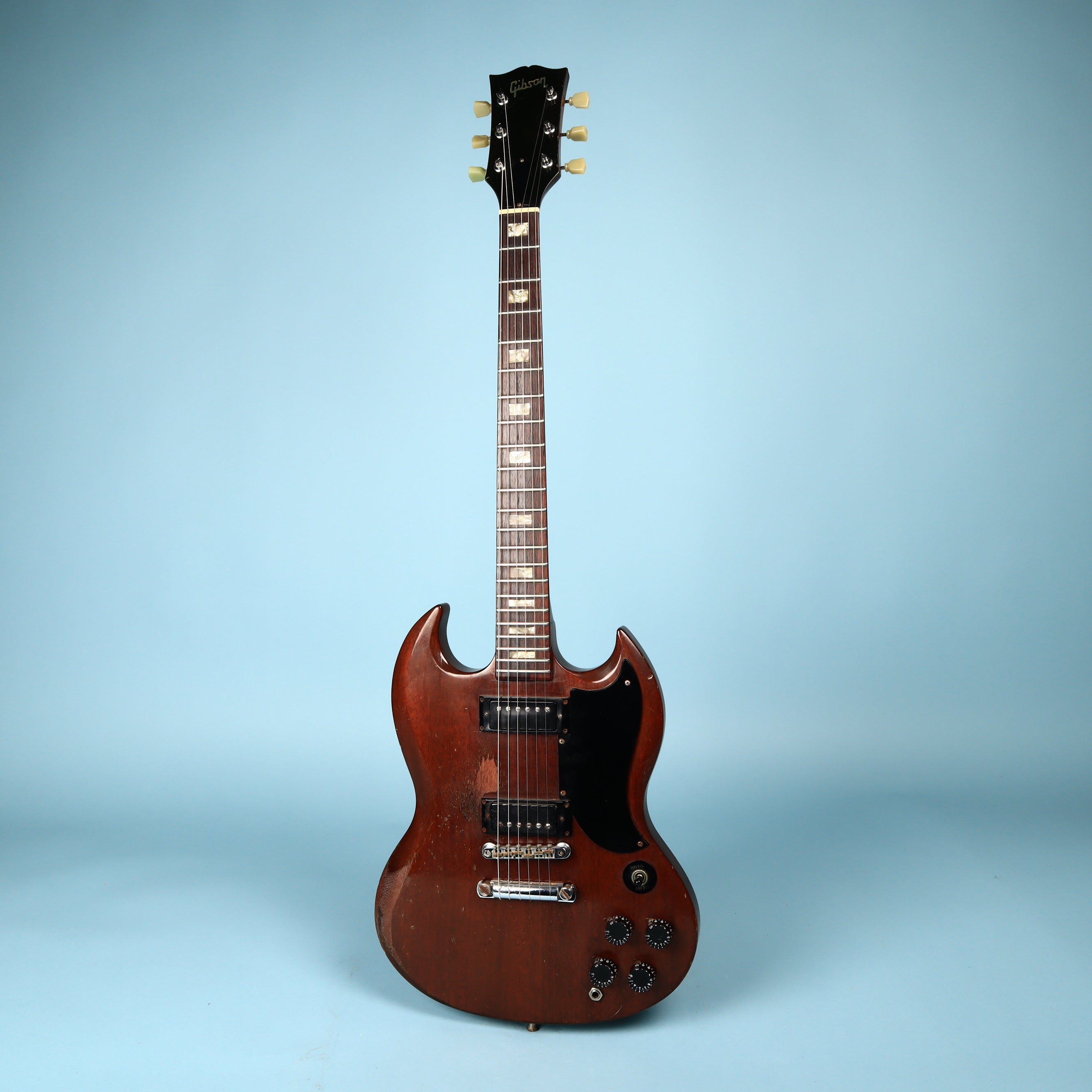 1974 Gibson SG Special Electric Guitar Walnut – GuitarFinds
