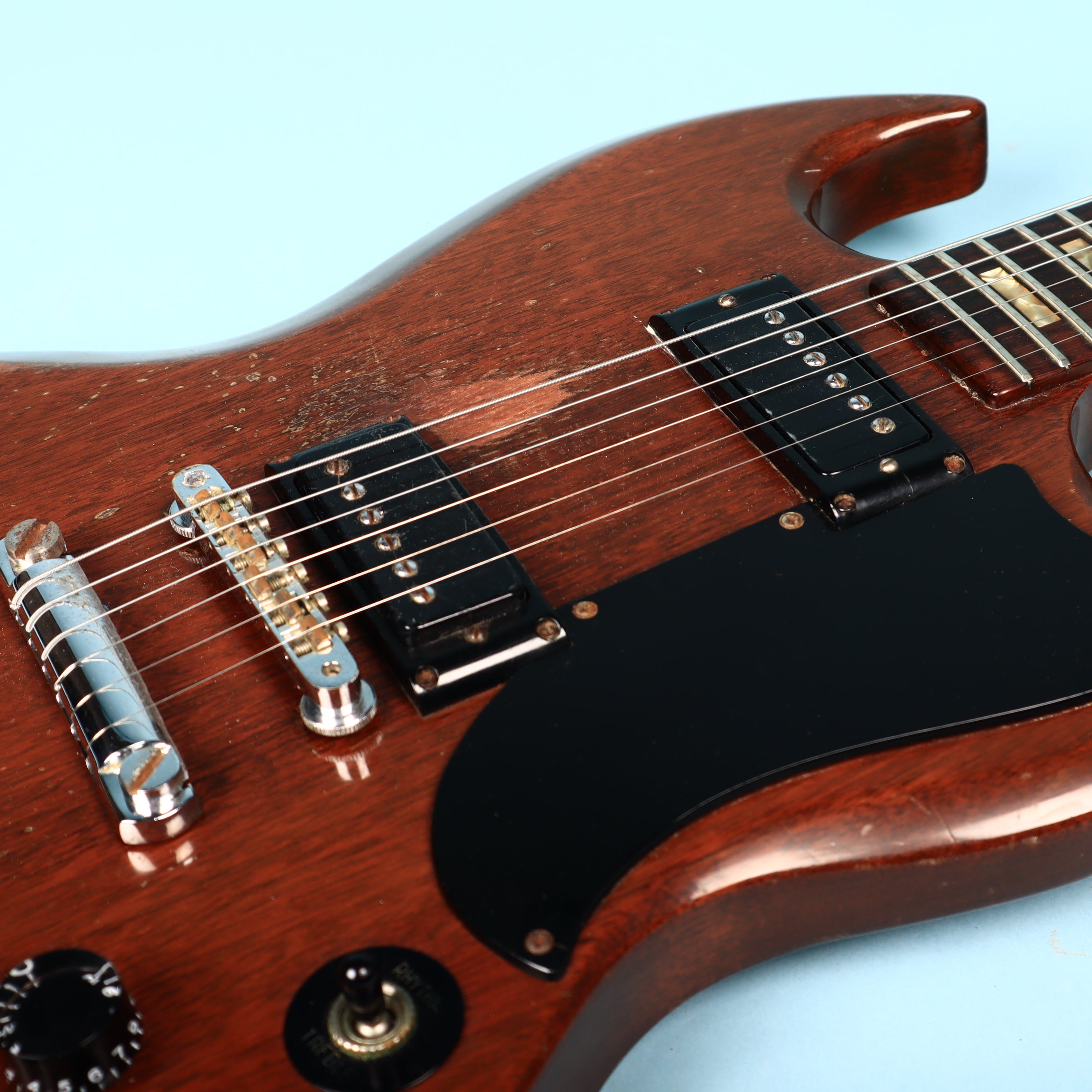 1974 Gibson SG Special Electric Guitar Walnut – GuitarFinds