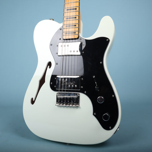 Squier Classic Vibe '70s Telecaster Thinline Olympic White Electric Guitar