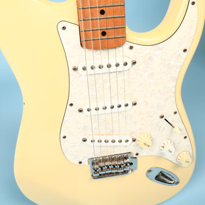 1992 Squier MIK Stratocaster Korea Off-White Maple Neck