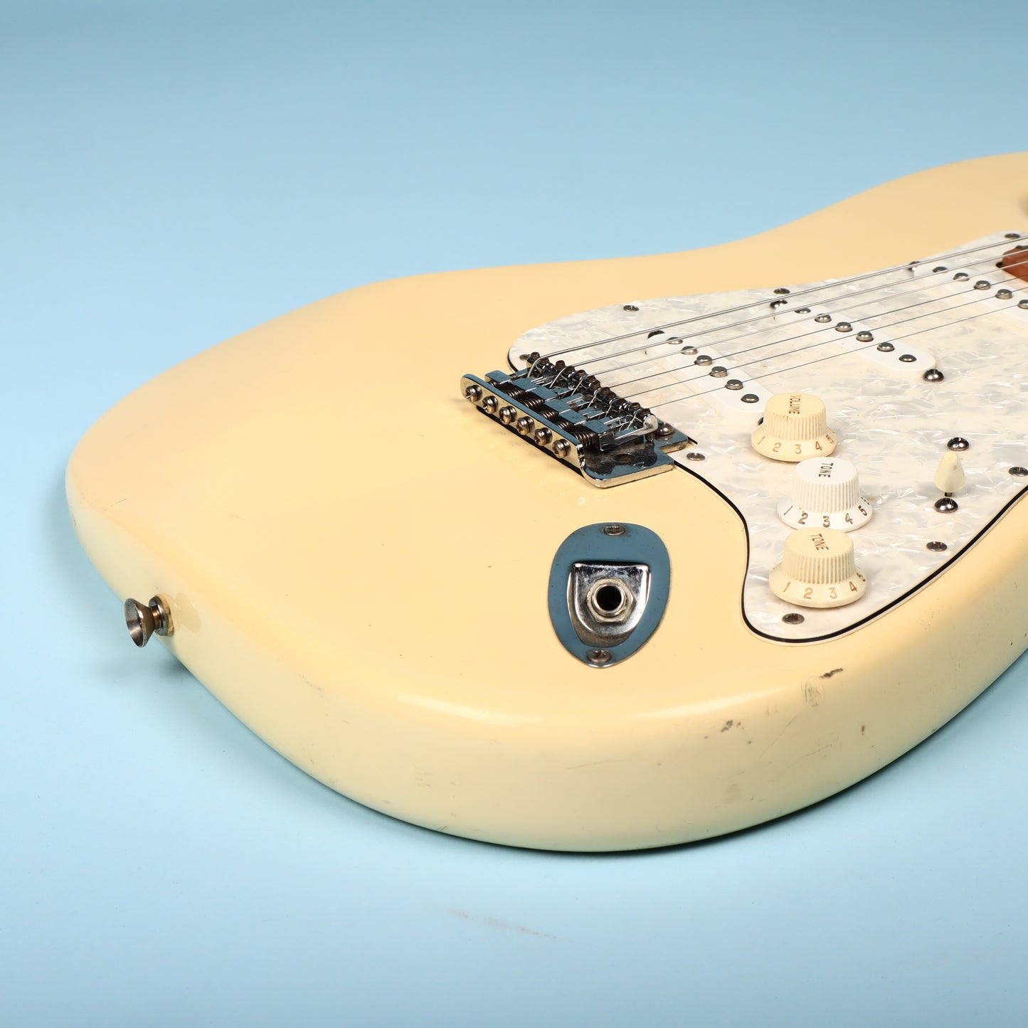 1992 Squier MIK Stratocaster Korea Off-White Maple Neck