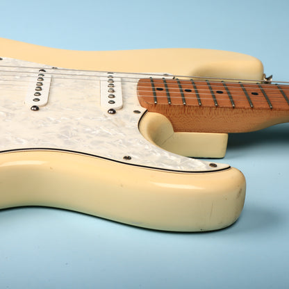 1992 Squier MIK Stratocaster Korea Off-White Maple Neck