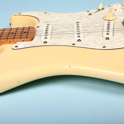 1992 Squier MIK Stratocaster Korea Off-White Maple Neck